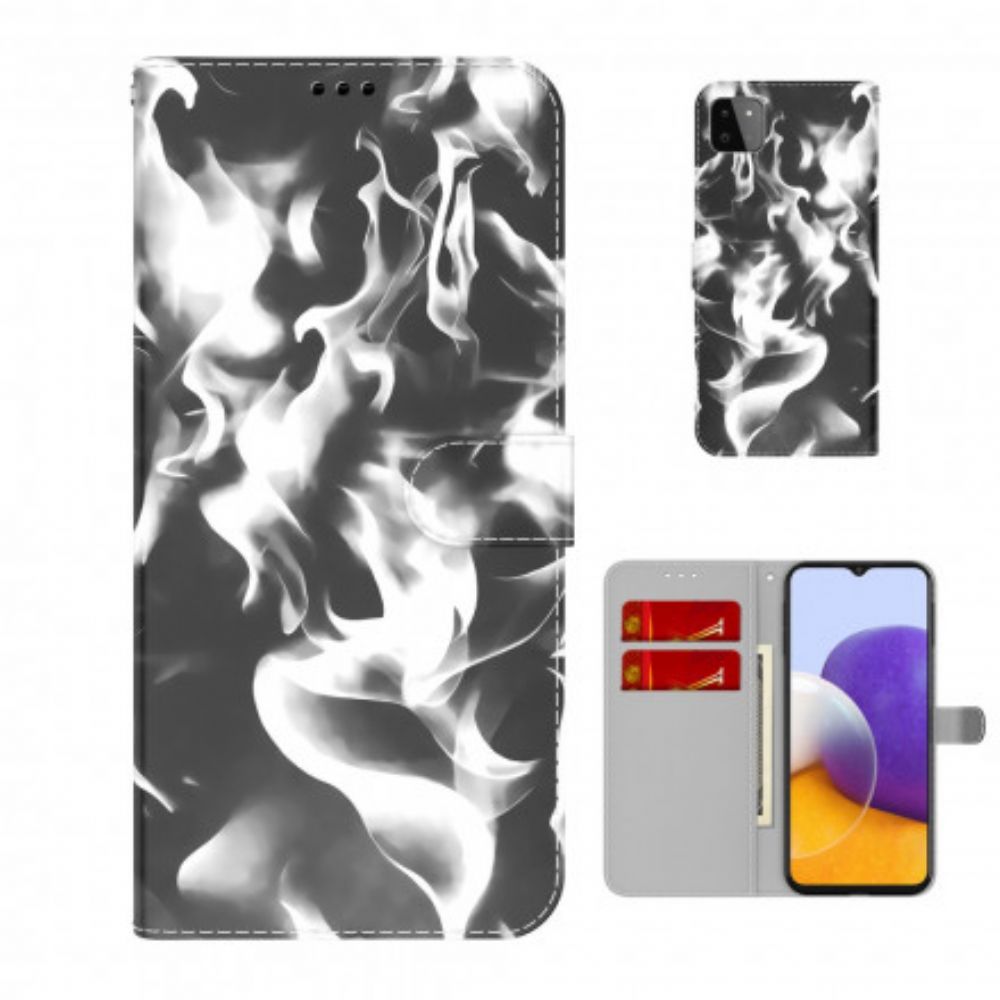 Folio-hoesje voor Samsung Galaxy A22 5G Abstract Patroon