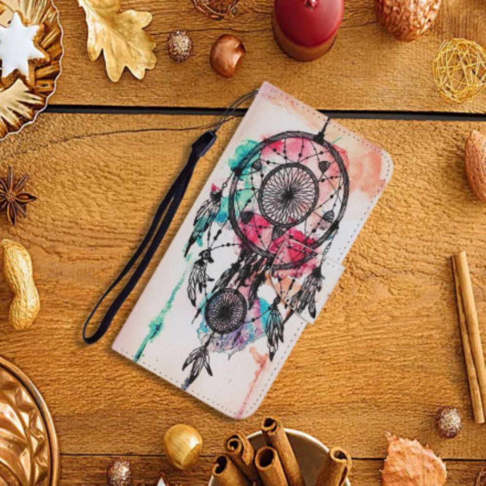 Folio-hoesje voor Samsung Galaxy A22 5G Aquarel Dromenvanger