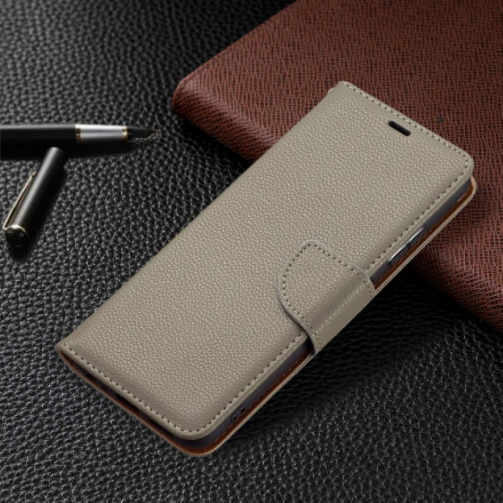 Folio-hoesje voor Samsung Galaxy A22 5G Flip Case Litchi Flap Schuin