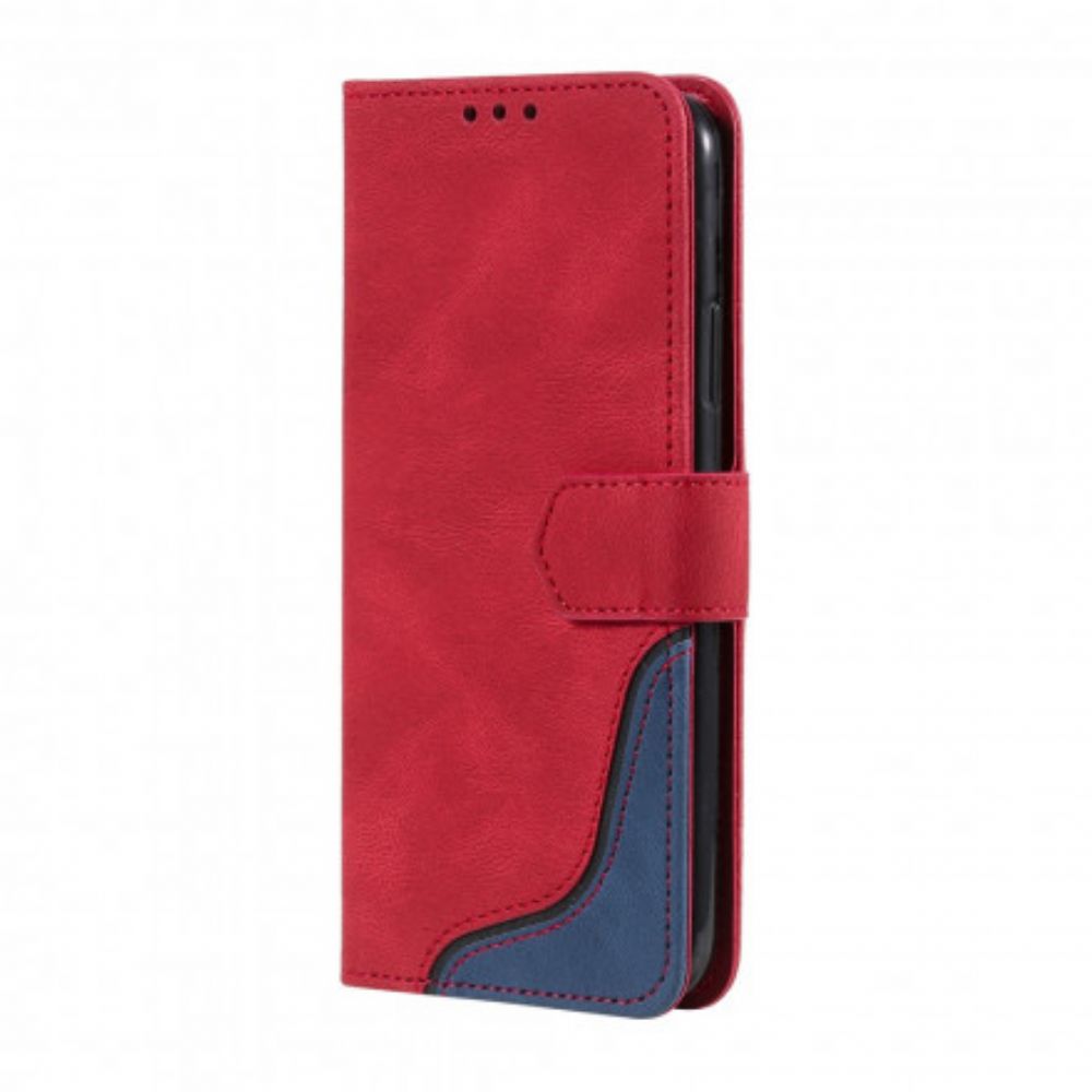 Folio-hoesje voor Samsung Galaxy A22 5G Huidgevoelgolf