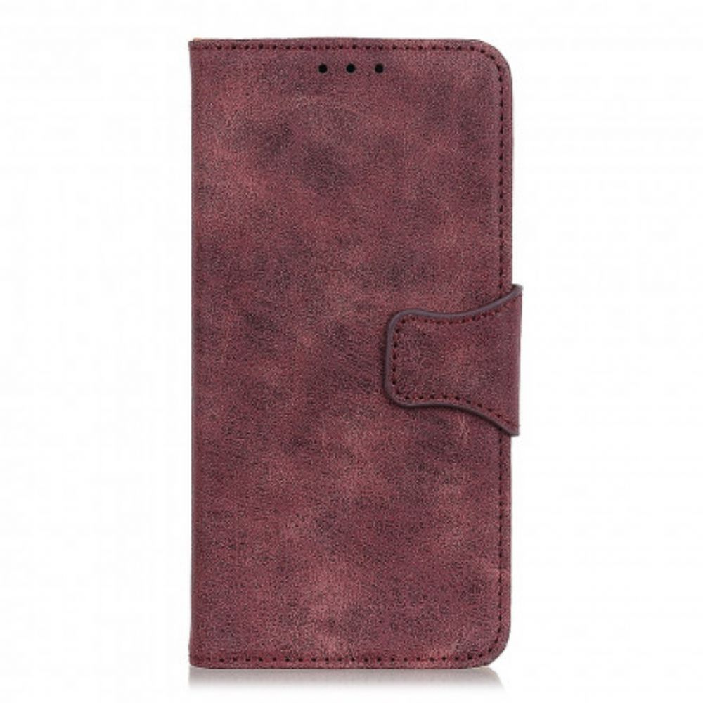 Folio-hoesje voor Samsung Galaxy A22 5G Vintage Splitleer