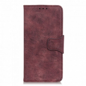 Folio-hoesje voor Samsung Galaxy A22 5G Vintage Splitleer