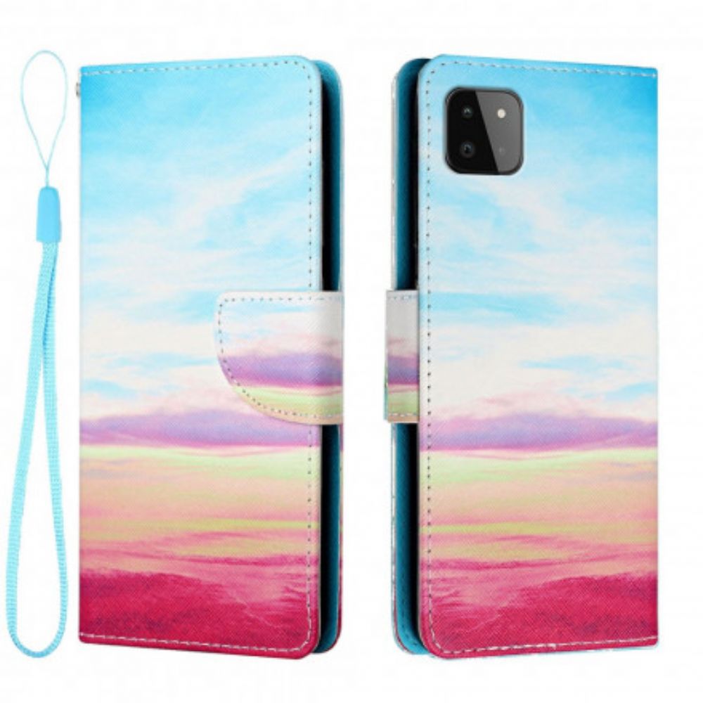 Folio-hoesje voor Samsung Galaxy A22 5G Zonsondergang