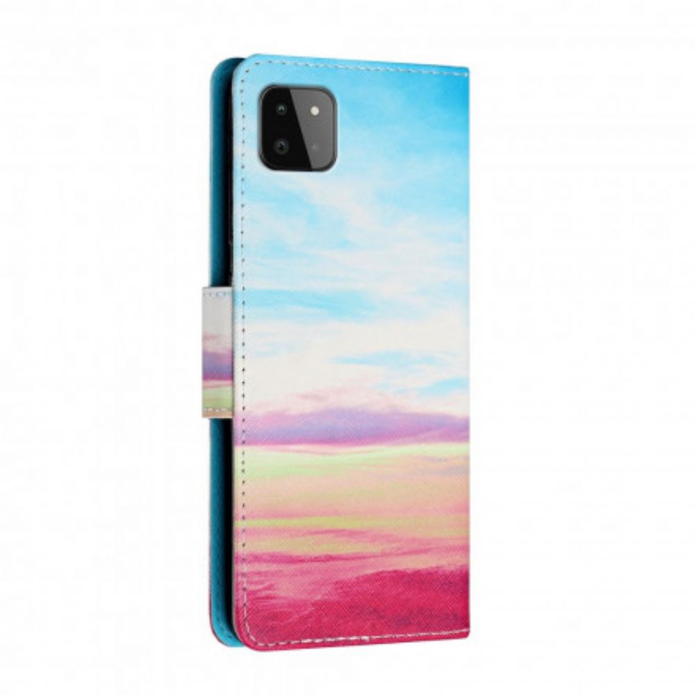 Folio-hoesje voor Samsung Galaxy A22 5G Zonsondergang