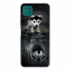 Hoesje voor Samsung Galaxy A22 5G Droom Van Puppy