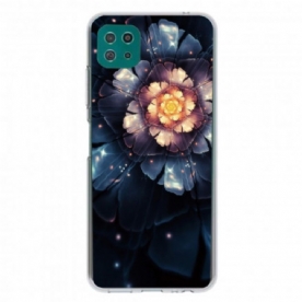 Hoesje voor Samsung Galaxy A22 5G Flexibele Bloemen