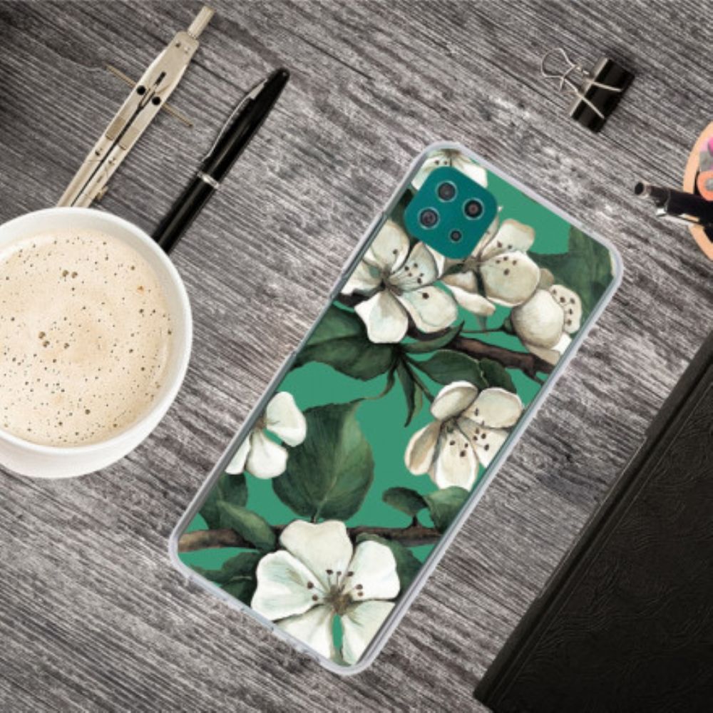 Hoesje voor Samsung Galaxy A22 5G Kleurrijke Bloem