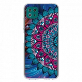 Hoesje voor Samsung Galaxy A22 5G Kleurrijke Mandala