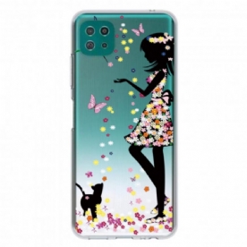 Hoesje voor Samsung Galaxy A22 5G Mooi Bloemhoofd