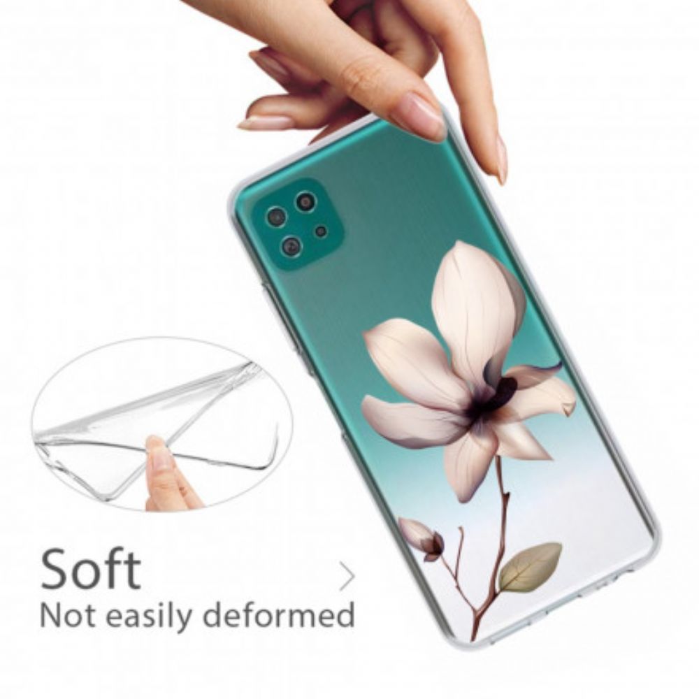 Hoesje voor Samsung Galaxy A22 5G Premium Bloemen