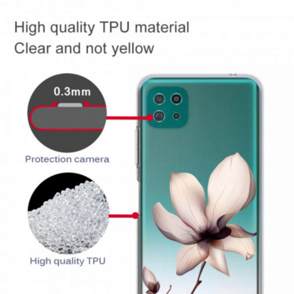 Hoesje voor Samsung Galaxy A22 5G Premium Bloemen