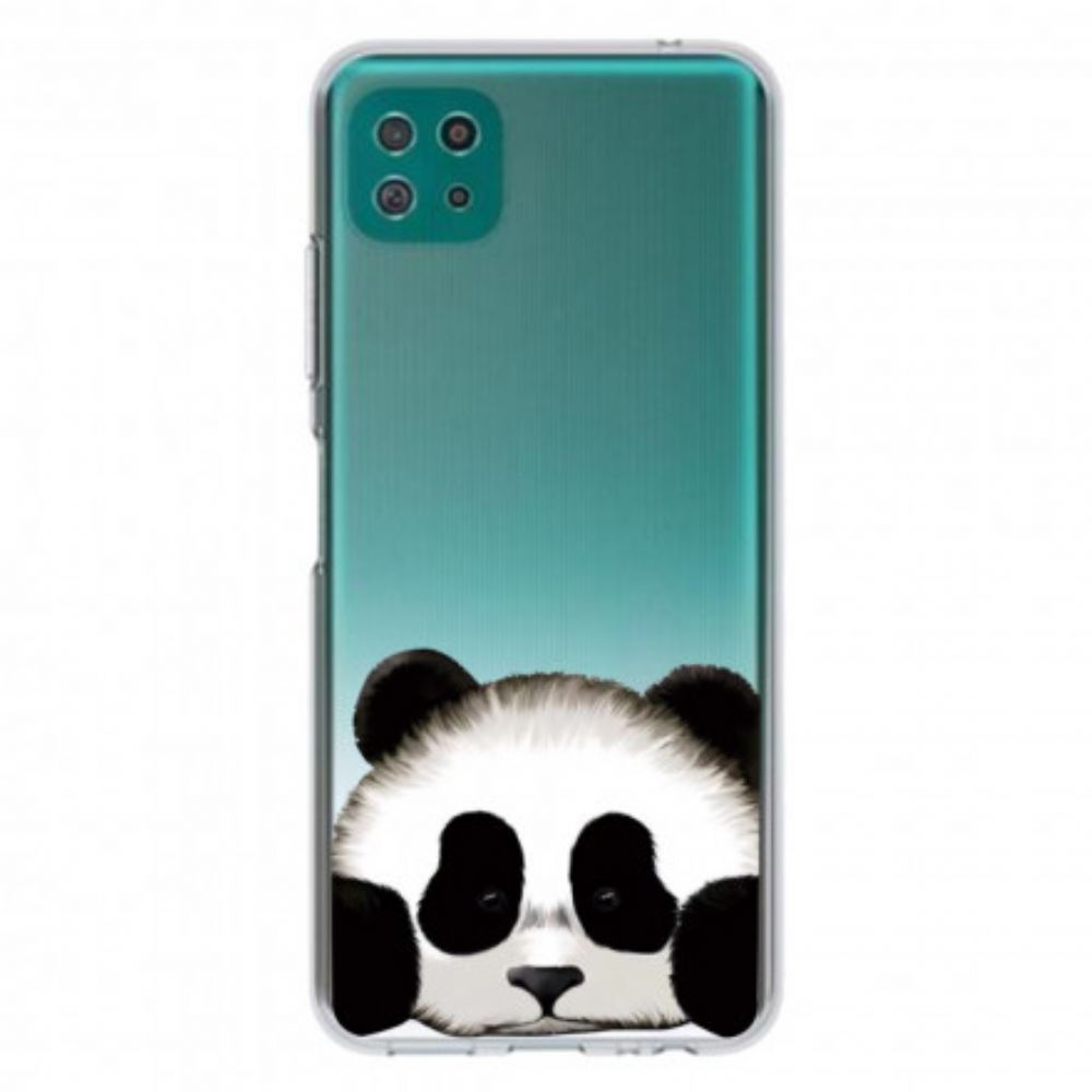 Hoesje voor Samsung Galaxy A22 5G Transparante Panda