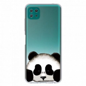 Hoesje voor Samsung Galaxy A22 5G Transparante Panda