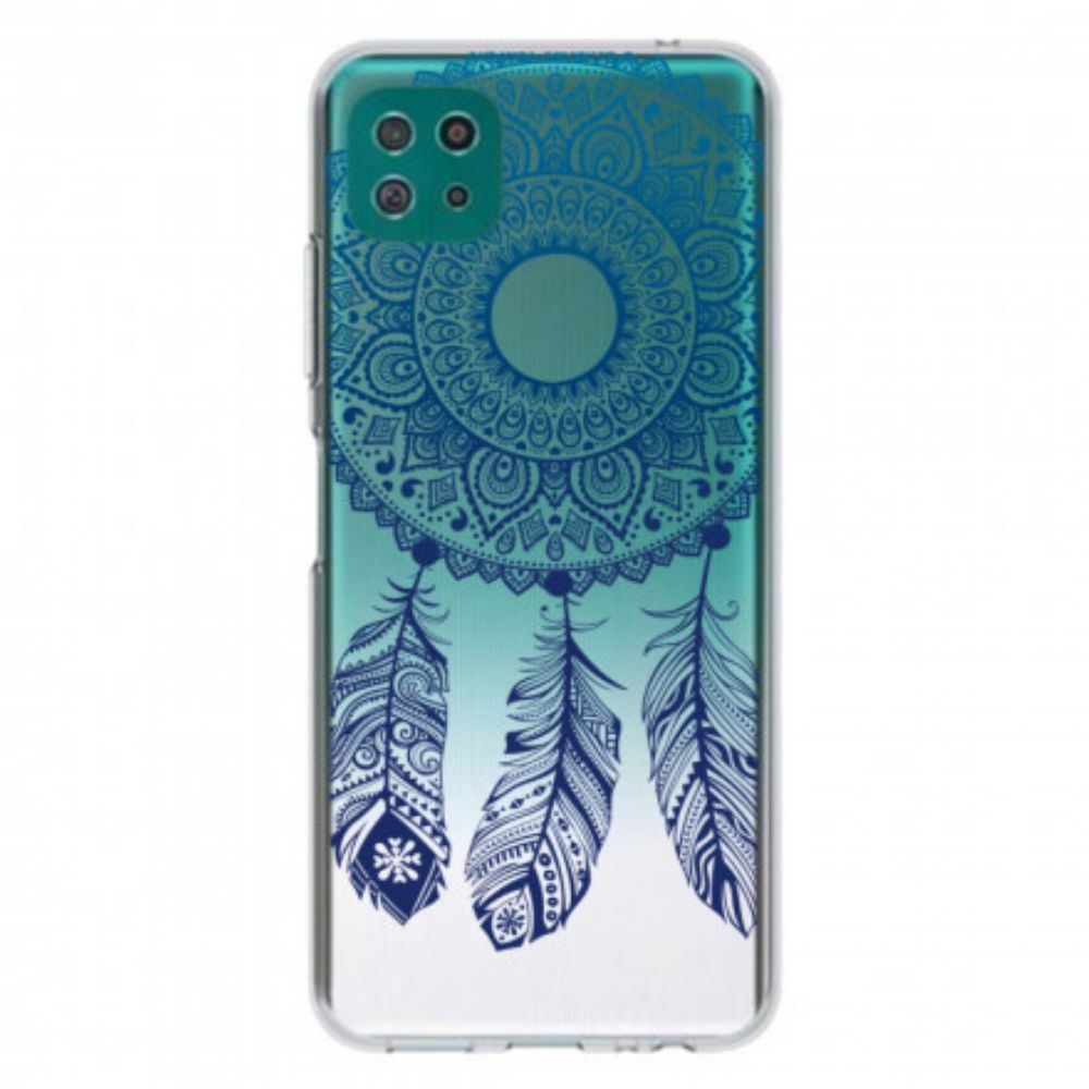 Hoesje voor Samsung Galaxy A22 5G Unieke Bloemenmandala