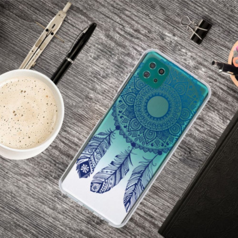 Hoesje voor Samsung Galaxy A22 5G Unieke Bloemenmandala