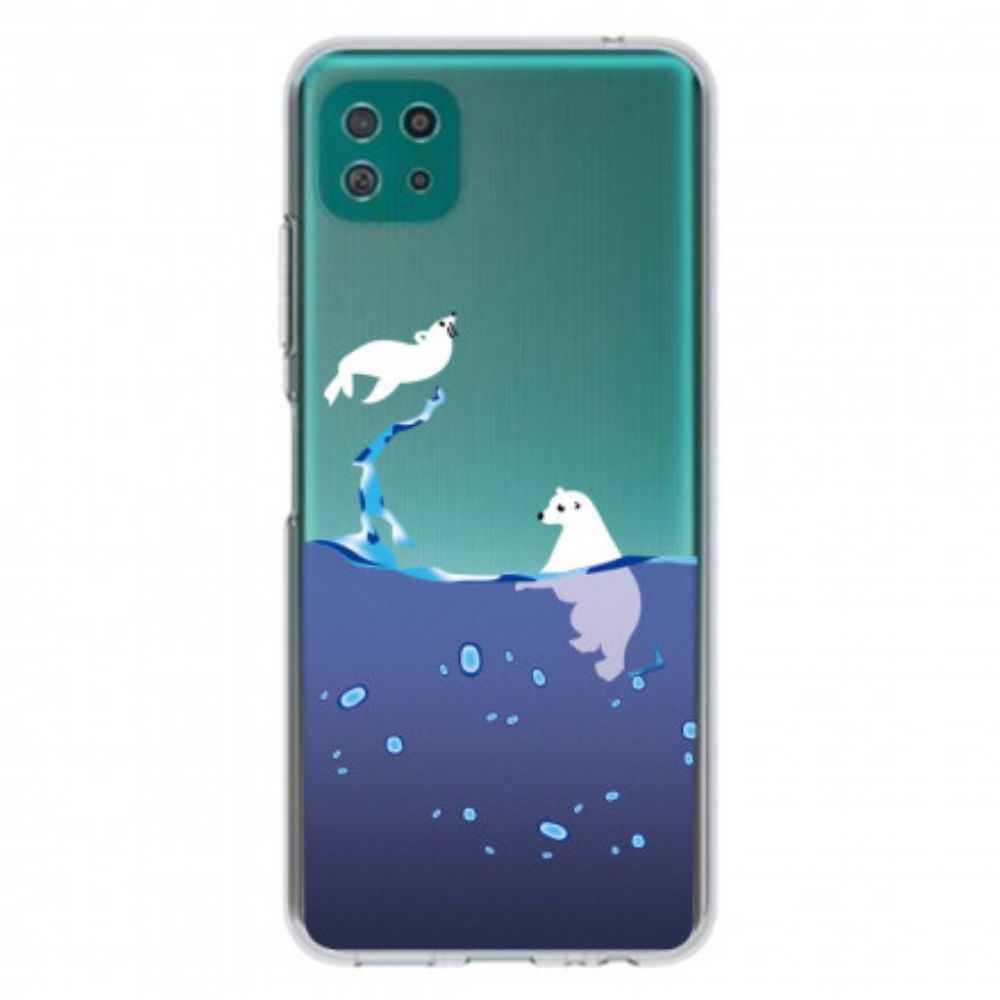 Hoesje voor Samsung Galaxy A22 5G Zeespelen