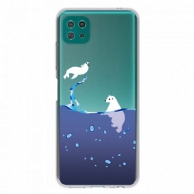 Hoesje voor Samsung Galaxy A22 5G Zeespelen