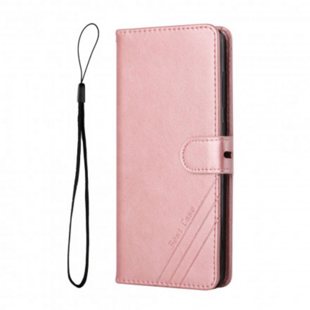 Leren Hoesje voor Samsung Galaxy A22 5G Faux Leather Beste Case