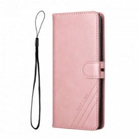 Leren Hoesje voor Samsung Galaxy A22 5G Faux Leather Beste Case