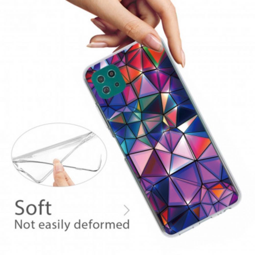 Telefoonhoesje voor Samsung Galaxy A22 5G Flexibele Geometrie