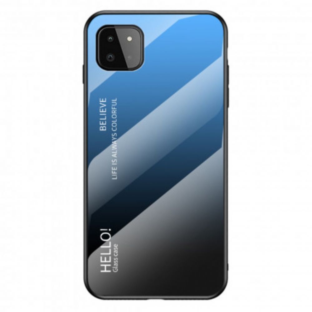 Telefoonhoesje voor Samsung Galaxy A22 5G Hallo Gehard Glas