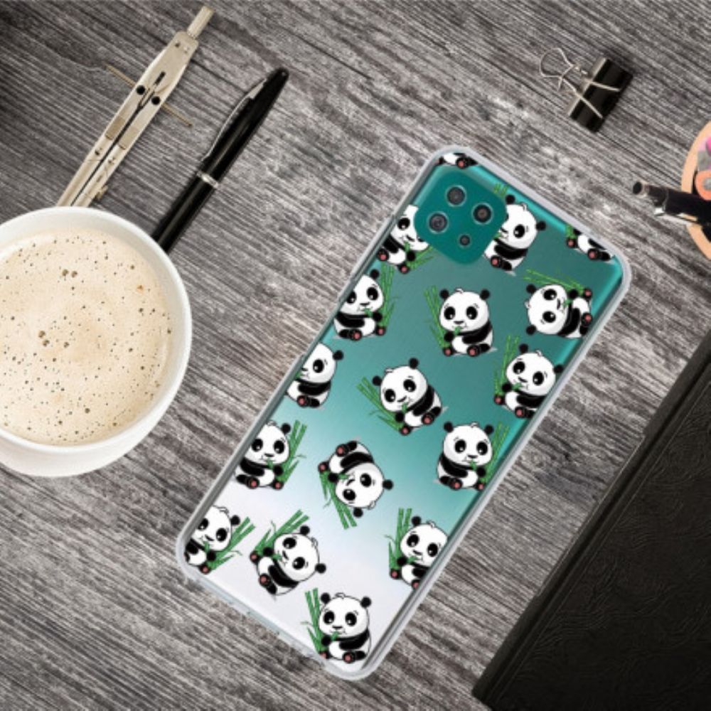 Telefoonhoesje voor Samsung Galaxy A22 5G Kleine Panda's