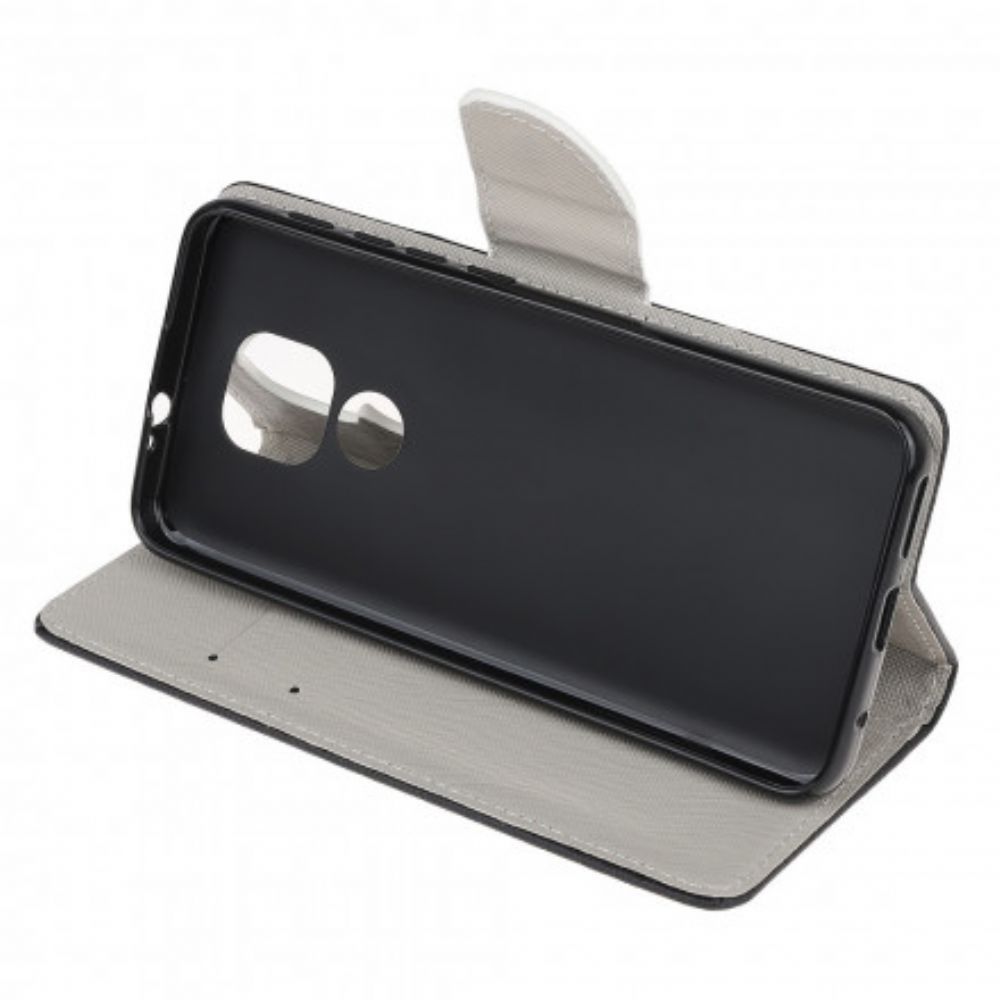 Flip Case voor Moto G9 Play Gevaarlijke Beer