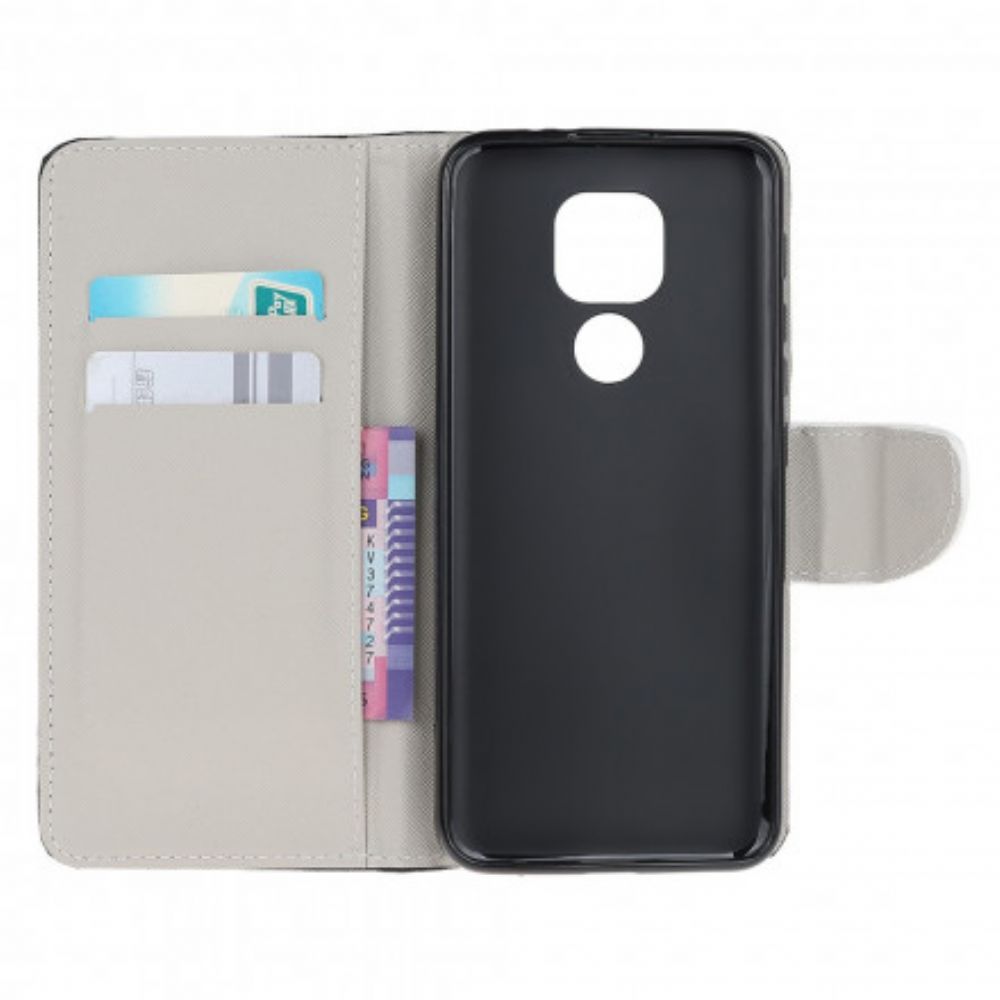 Flip Case voor Moto G9 Play Gevaarlijke Beer