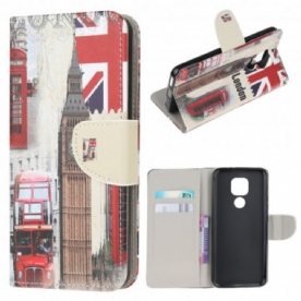 Flip Case voor Moto G9 Play Londenlife