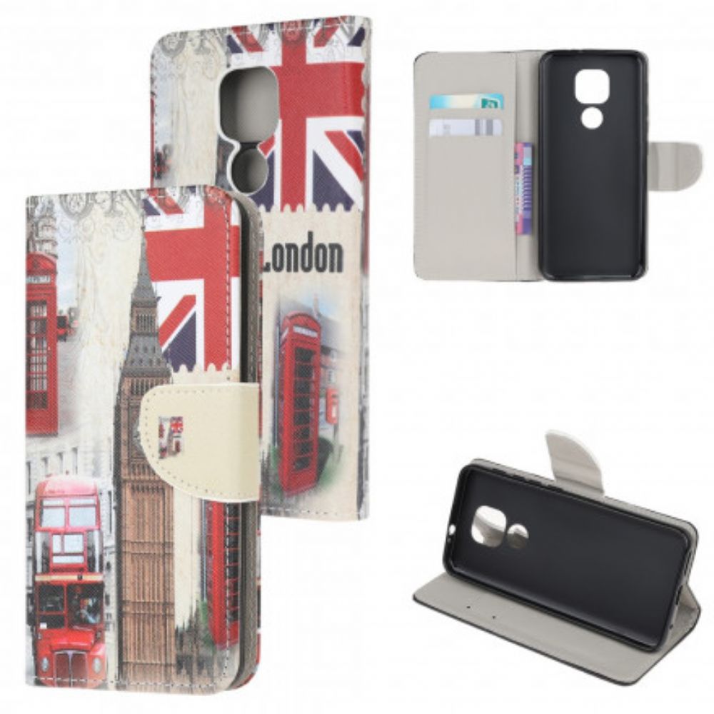 Flip Case voor Moto G9 Play Londenlife