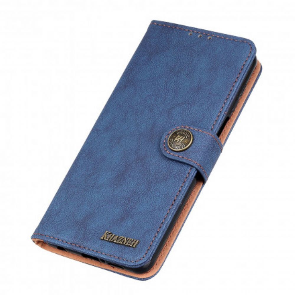 Folio-hoesje voor Moto G9 Play Khazneh Retro Splitleer