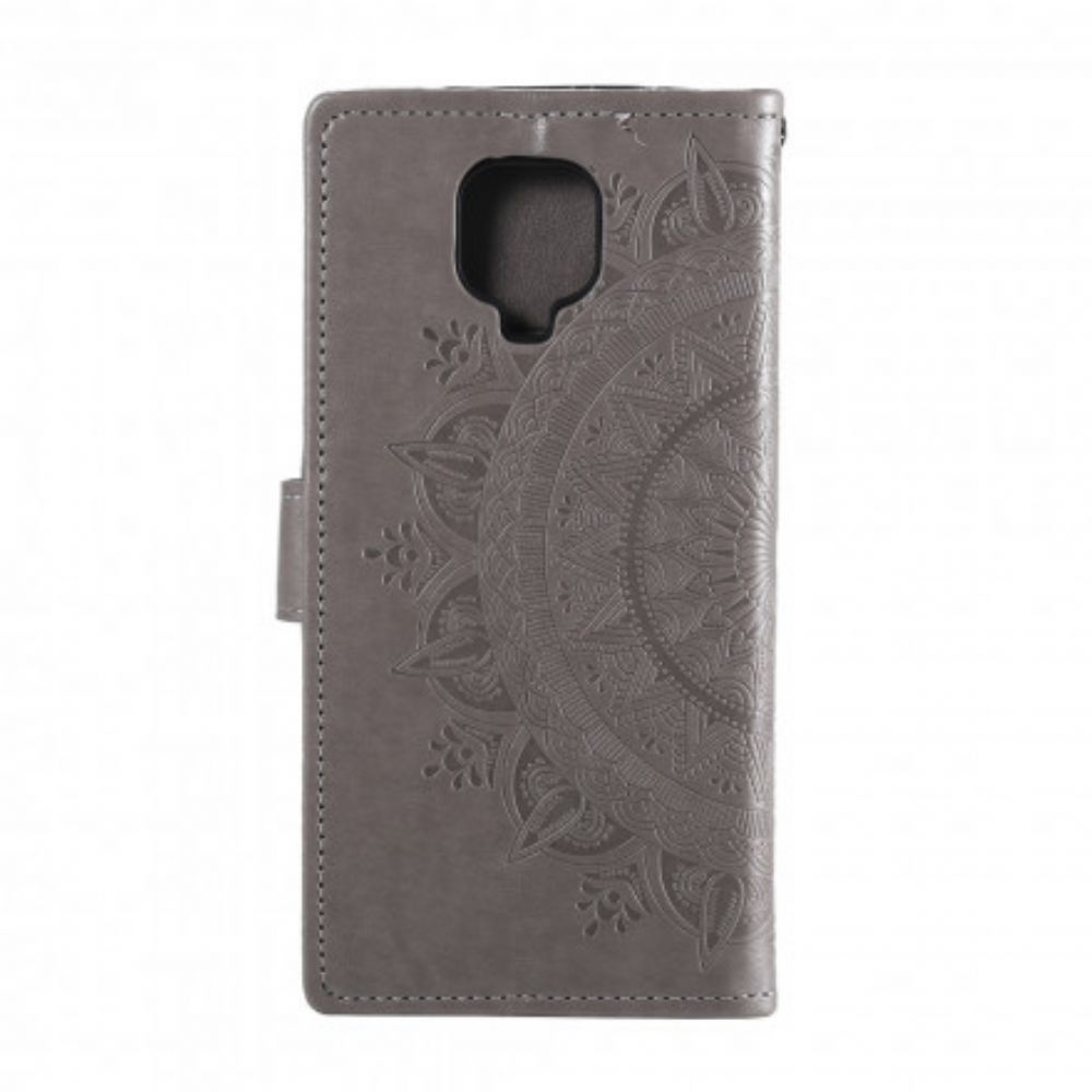 Folio-hoesje voor Moto G9 Play Zon Mandala