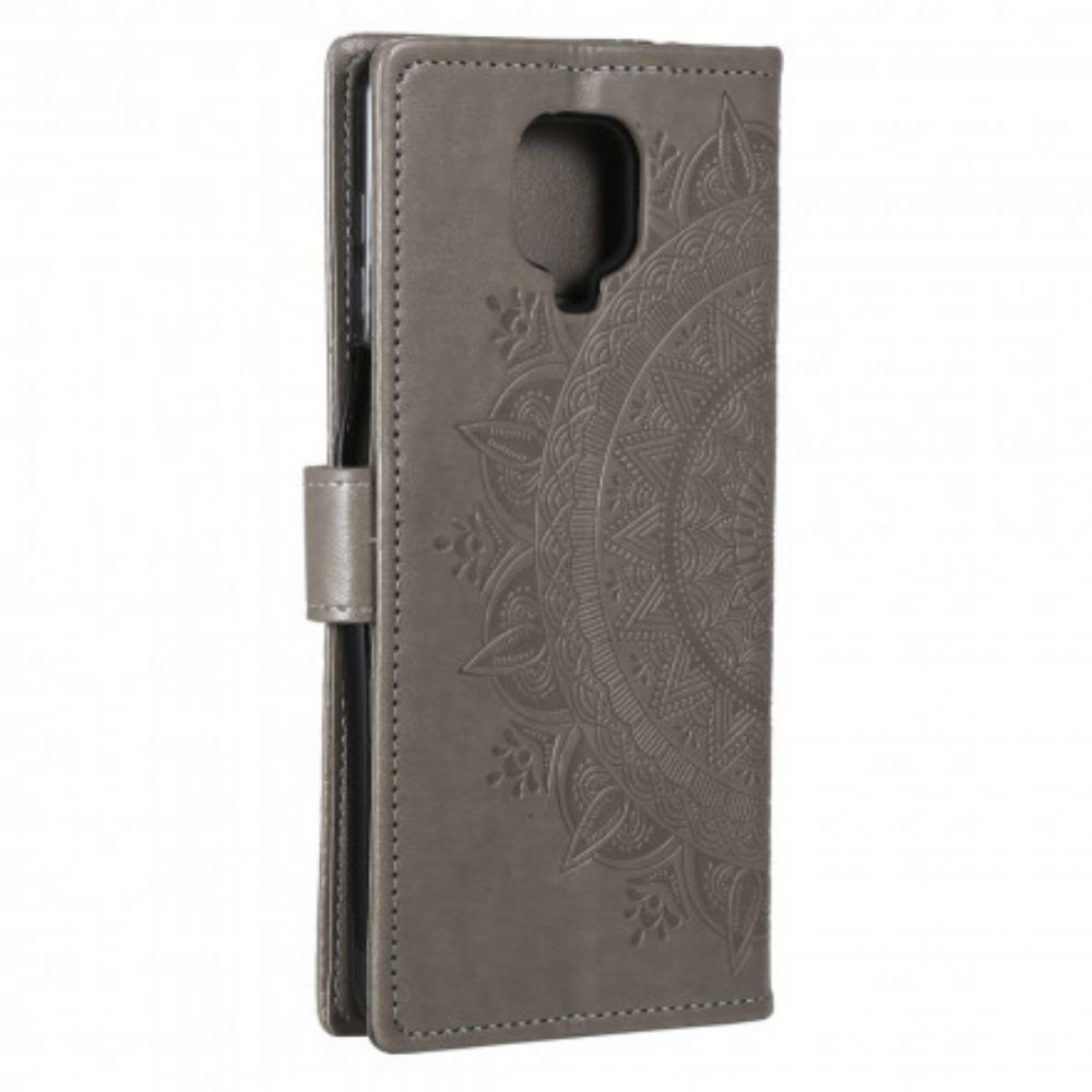 Folio-hoesje voor Moto G9 Play Zon Mandala