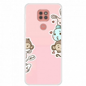 Hoesje voor Moto G9 Play Dieren Wow