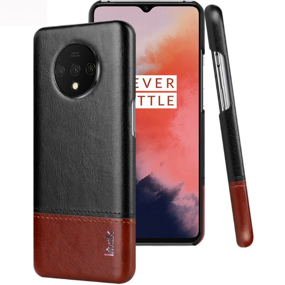 Hoesje voor OnePlus 7T Imak Ruiyi-serie Leereffect