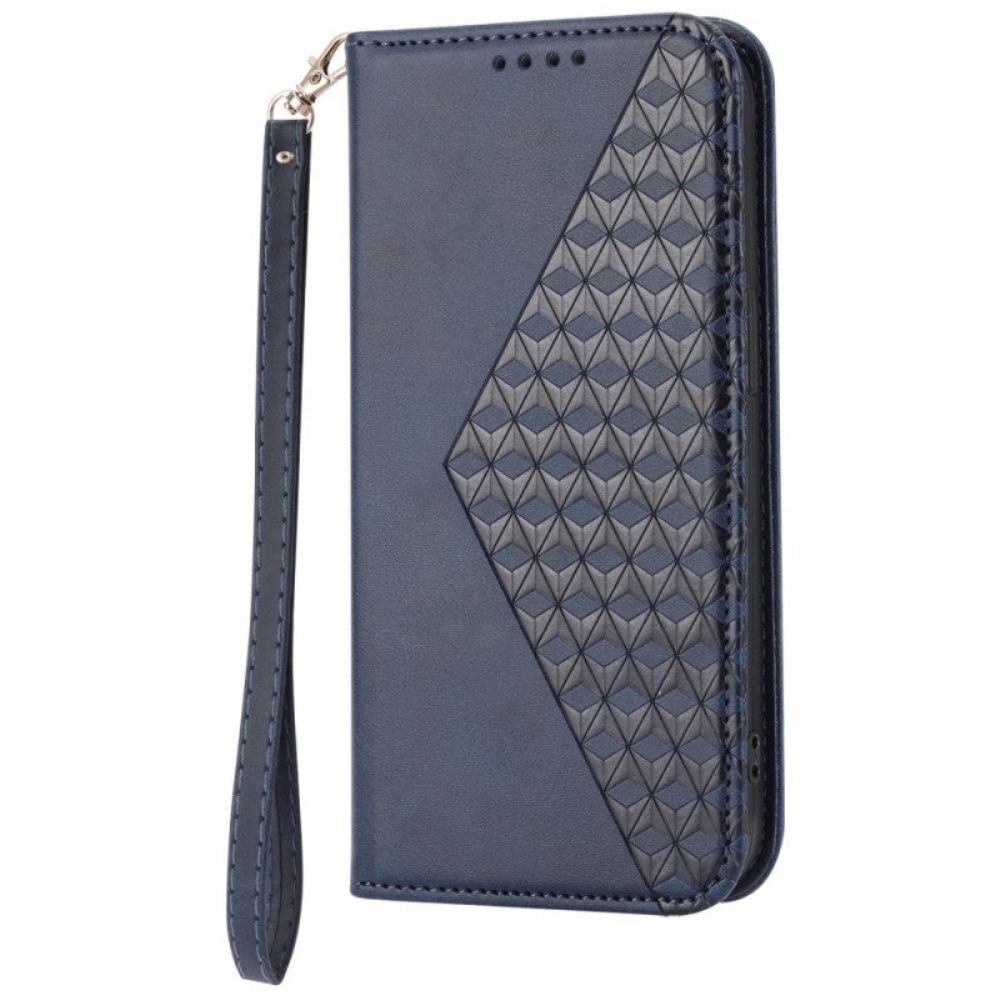 Bescherming Hoesje voor Xiaomi 13 Folio-hoesje Stijl Leer 3d-patroon