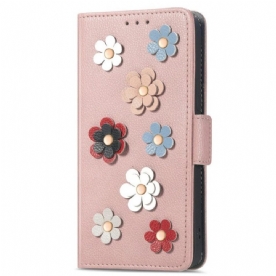 Folio-hoesje voor Xiaomi 13 Decoratieve Bloemen