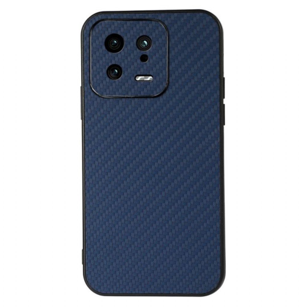 Hoesje voor Xiaomi 13 Klassieke Koolstofvezel