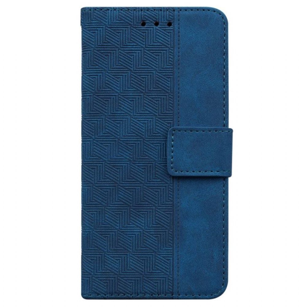 Leren Hoesje voor Xiaomi 13 Met Ketting Patroon Met Bandjes