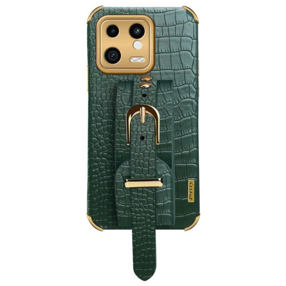 Telefoonhoesje voor Xiaomi 13 Croco Band