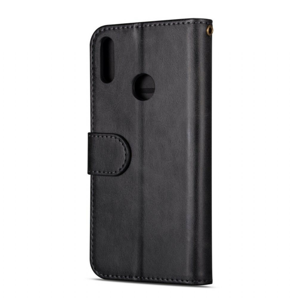 Folio-hoesje voor Huawei Y6 2019 / Honor 8A Portemonnee Met Koord