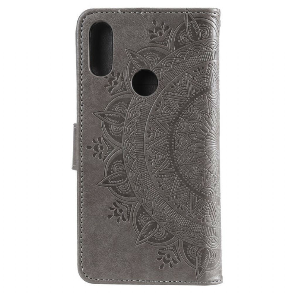 Folio-hoesje voor Huawei Y6 2019 / Honor 8A Zon Mandala