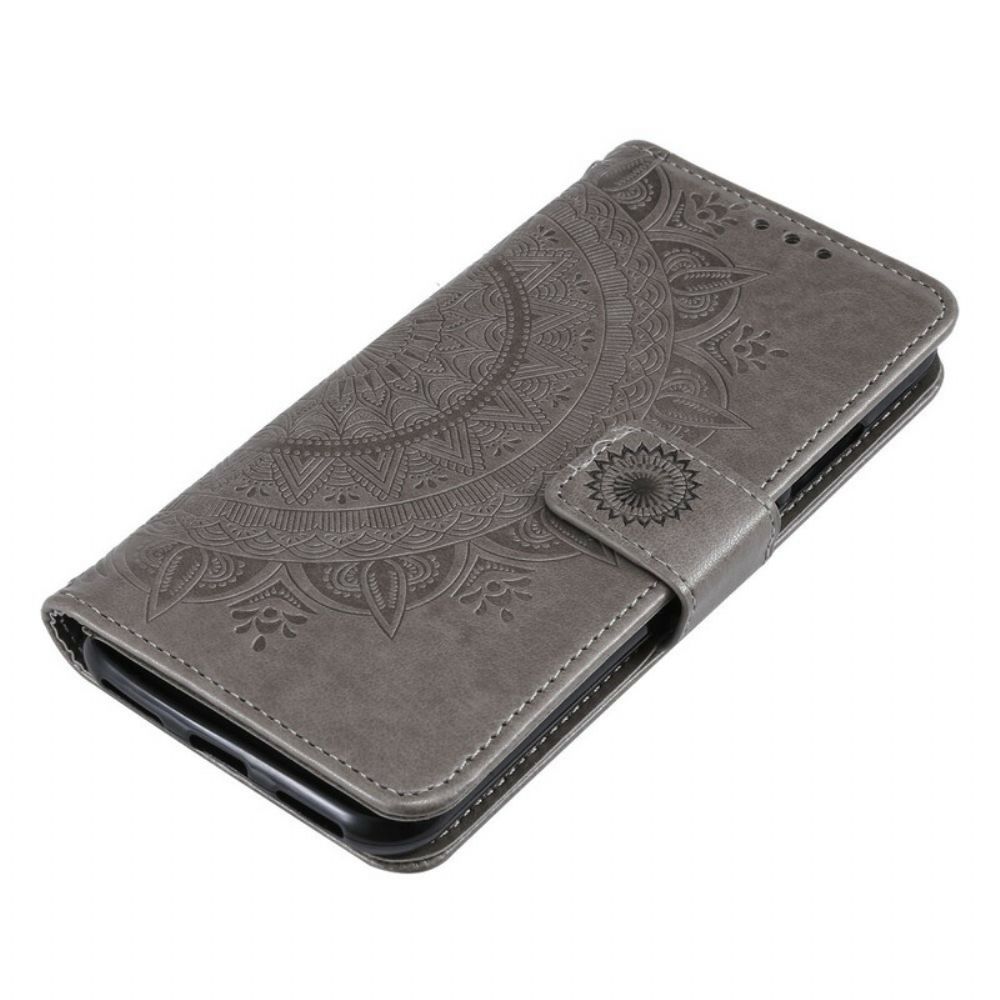 Folio-hoesje voor Huawei Y6 2019 / Honor 8A Zon Mandala