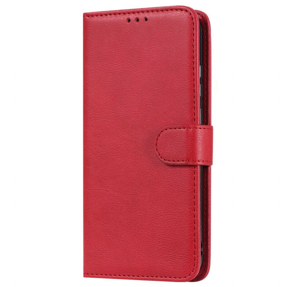 Hoesje Folio-hoesje voor Huawei Y6 2019 / Honor 8A Met Ketting Afneembare Riem