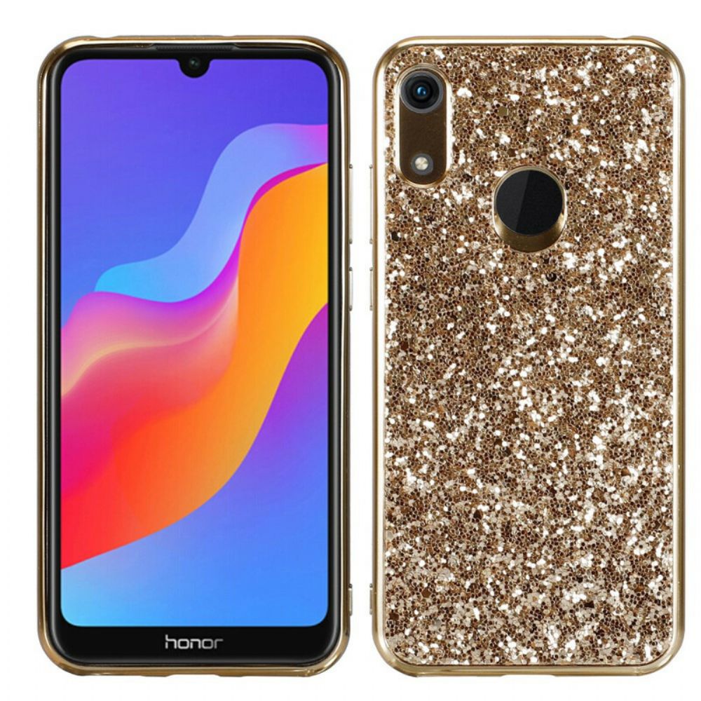 Hoesje voor Huawei Y6 2019 / Honor 8A Premium Glitter