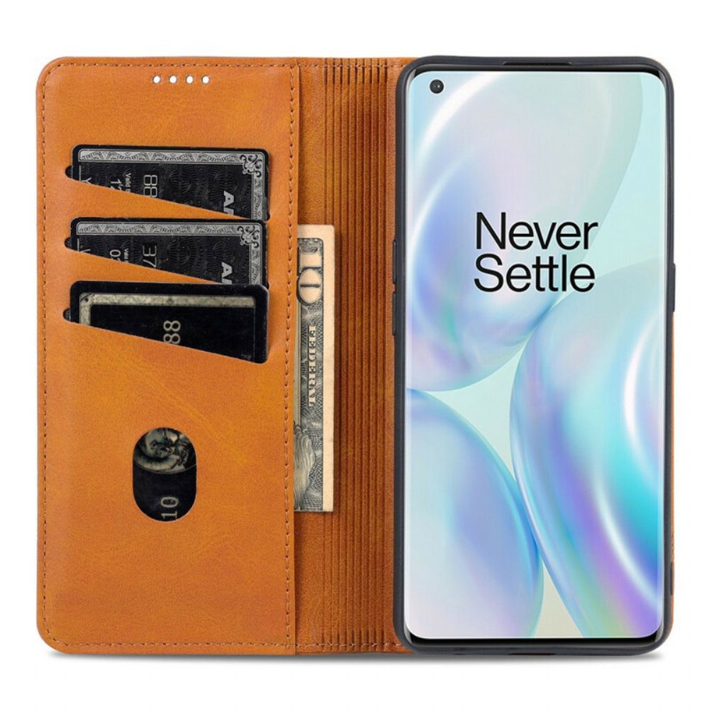 Bescherming Hoesje voor OnePlus Nord CE 5G Folio-hoesje Azns Lederen Stijl