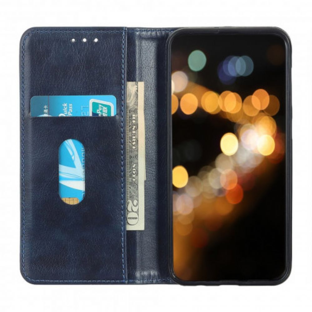 Bescherming Hoesje voor OnePlus Nord CE 5G Folio-hoesje Elegance Split Litchi Leer