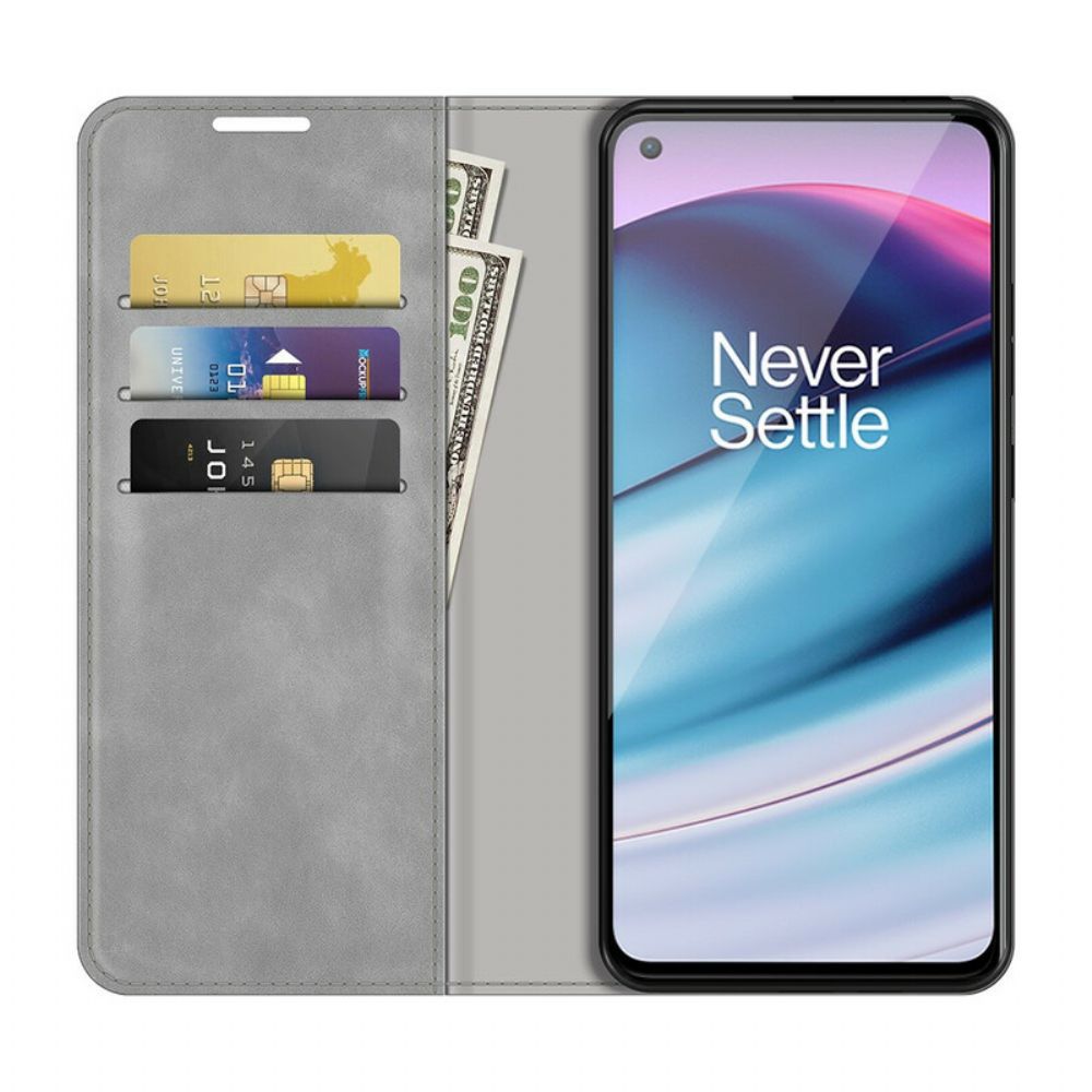 Bescherming Hoesje voor OnePlus Nord CE 5G Folio-hoesje Skin-touch