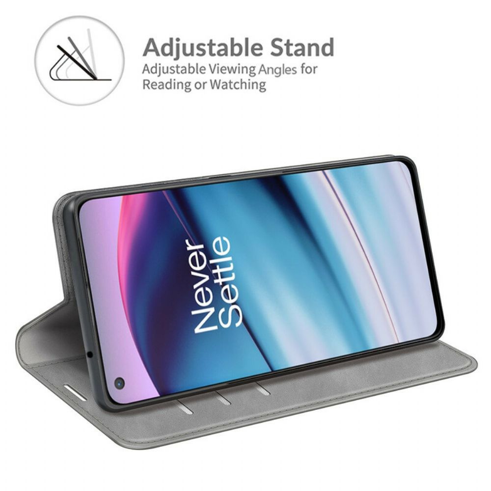 Bescherming Hoesje voor OnePlus Nord CE 5G Folio-hoesje Skin-touch