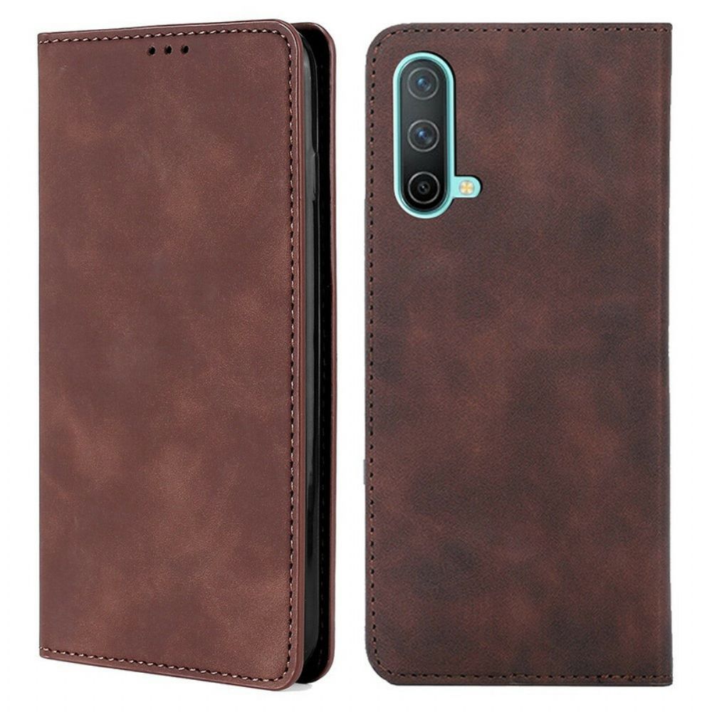 Bescherming Hoesje voor OnePlus Nord CE 5G Folio-hoesje Skin-touch